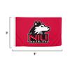 Desert Cactus Northern Illinois University NIU Flag - 3 x 5 Feet Huskies Banner, Indoor/Outdoor Durable Fabric, 100% Polyester Design (Style 1) view 3