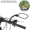 Bike Mirror New Scratch Resistant Glass Lens Handlebar Bike Mirror Adjustable Safe Rearview Mirror Bicycle Mirror for Handlebars 180 Rotation Mirror for Mountain Road Bikes (Right side) view 4