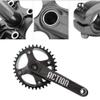 Bike Crank Arm Set,Aluminum Alloy Left and Right Mountain Crank Crankset ycle Accessories 170mm Taper Race Cranks Mountain Crank view 2