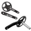 Bike Crank Arm Set,Aluminum Alloy Left and Right Mountain Crank Crankset ycle Accessories 170mm Taper Race Cranks Mountain Crank view 3