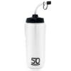 1 Liter Water Bottle with Straw | Hockey Water Bottle with Long Straw | Easy Squeeze Bottles + Built In Finger Grip | BPA-Free Sports Water Bottle for Football, Lacrosse & Boxing | Made in USA view 1