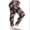 Leggings Depot JGA-S542-S1 Locked Skull Print Jogger Pants w/Pockets, Small view 1