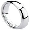 VPKJewelry Tungsten Carbide Silver Adult Wedding Engagement Comfort Fit Band 2mm 3mm 4mm 5mm 6mm 7mm 8mm 10 mm Ring (3 mm, 10) view 1