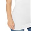 Amazon Essentials Women's Maternity Short-Sleeve Rouched Scoopneck T-Shirt, Pack of 2, White, Large view 3