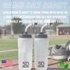50 Strong 1 Liter Water Bottle with Straw  2-Pack Easy-Squeeze Sports Bottles with Long Straw & Built-In Finger Grip  BPA-Free  Made in USA  Ideal for Hockey, Football, Lacrosse & Boxing view 2