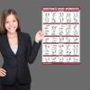 2 Pack Resistance Bands Volume 1 & 2 Exercise Poster Set - Resistance Tubes Workout Charts (Laminated, 18" x 24") view 4