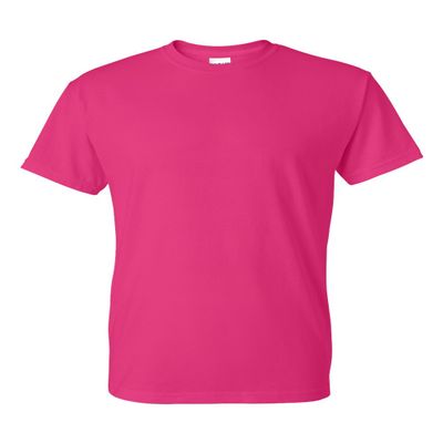 5.6 oz. 50/50 T-Shirt (G800) Heliconia, L (Pack of 2)