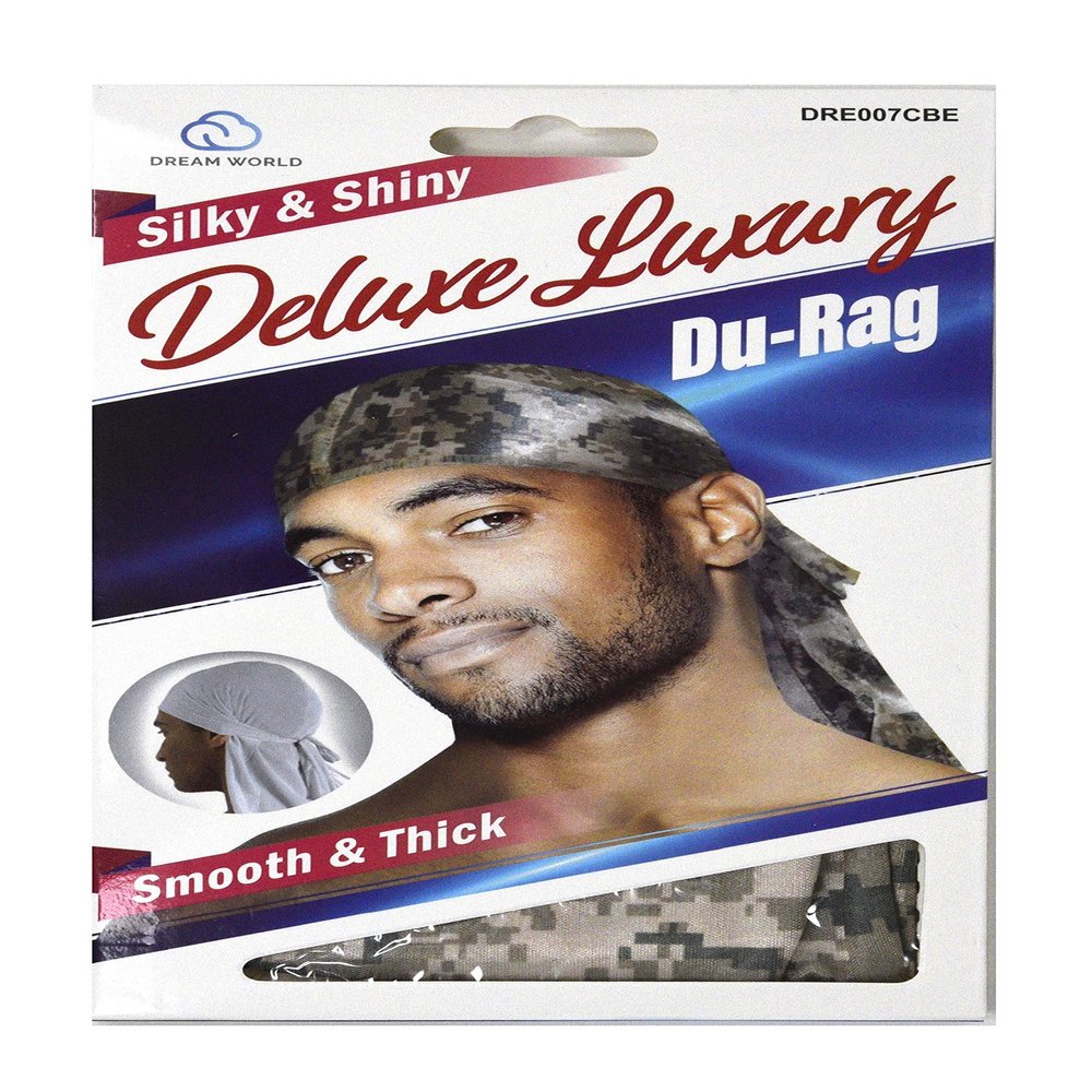 Dream Deluxe Du-Rag Camo Beige Smooth & Thick