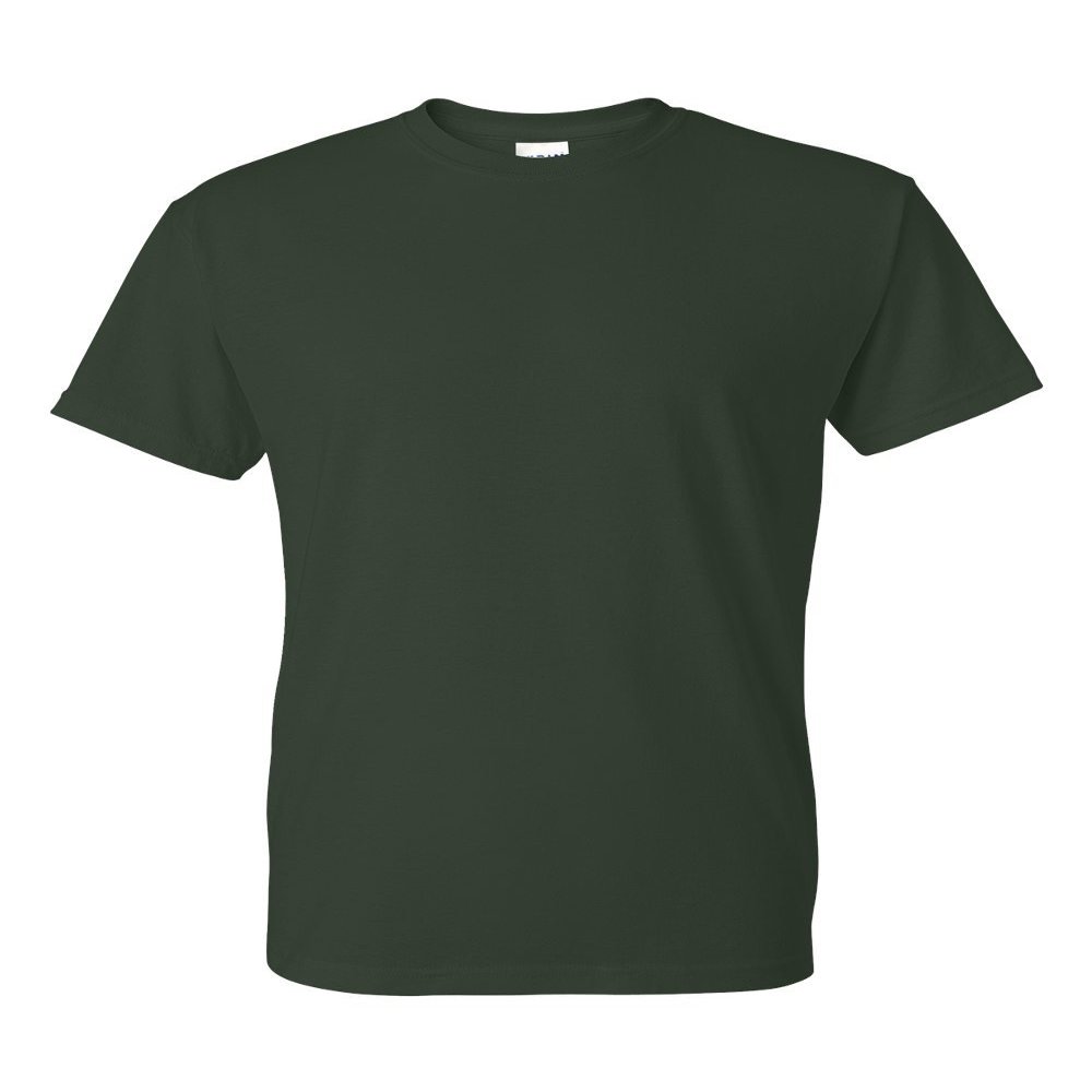 5.6 oz. 50/50 T-Shirt (G800) Forest Green, 3XL (Pack of 2)