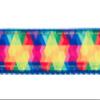 Country Brook Design - Kaleidoscope Ribbon on Royal Blue Nylon Webbing (1 Inch, 10 Yards) view 3