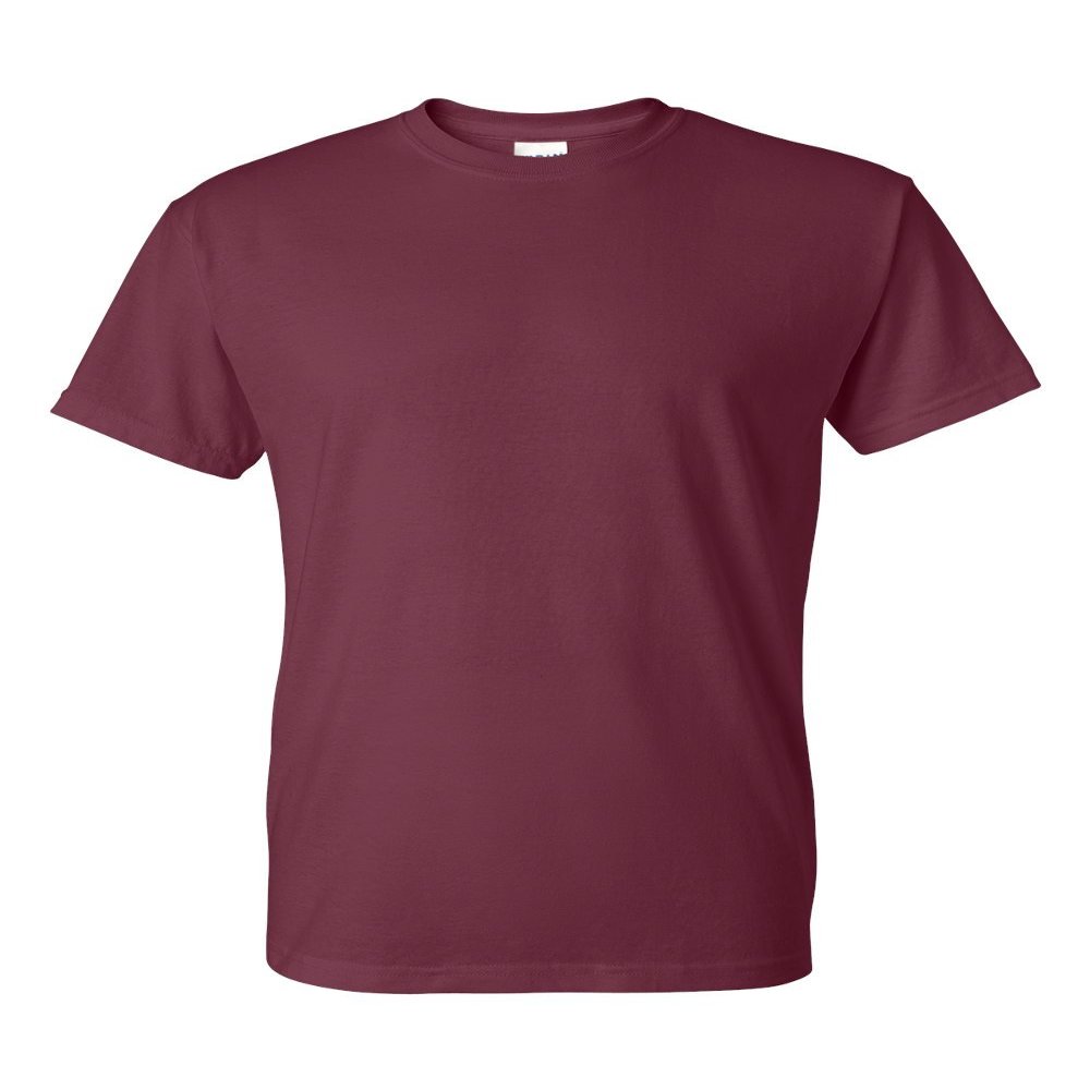 5.6 oz. 50/50 T-Shirt (G800) Maroon, XL (Pack of 2)