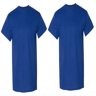 5.6 oz. 50/50 T-Shirt (G800) Sport Royal, S (Pack of 2)