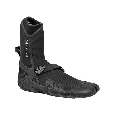XCEL Unisex Drylock Split Toe Surf Bootie 3mm - Black | Size 6