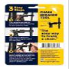 White Lightning Chain Breaker Tool, Black, Tool and Spare Link view 2