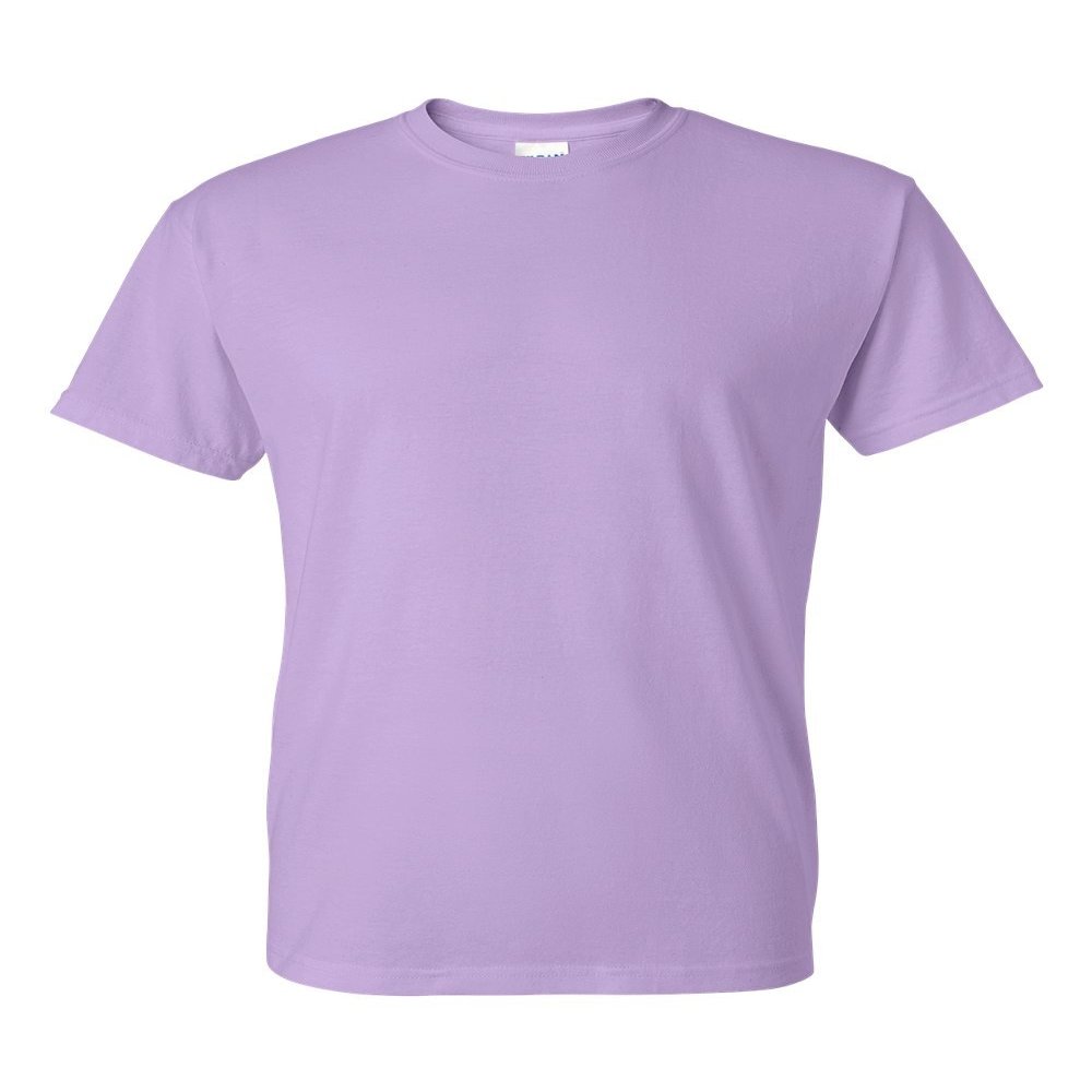 5.6 oz. 50/50 T-Shirt (G800) Orchid, S (Pack of 2)