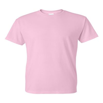 5.6 oz. 50/50 T-Shirt (G800) Light Pink, M (Pack of 2)