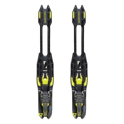 FISCHER Race Pro Skate IFP No Tools Installation Cross-Country Nordic Ski Binding, Black/Yellow