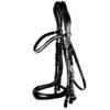 Schockemhle Equitus Gamma Double Bridle, Size COB-C/S, Black Patent/Silver view 3