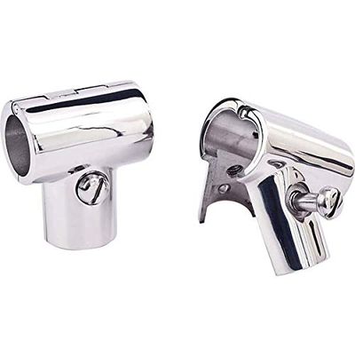 AMRS-290904-1 * Sea Dog Hinged Hand Rail Tees, Stainless Steel - 90 Hinged Rail Tee 1"