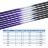 12 Pcs 30 Inch 6.2 mm Pure Carbon Arrow Shaft Spine 250 300 350 400 450 500 550 600 Carbon Shaft Tube with Aluminum Inserts for DIY Archery Hunting Shooting Practice (Purple, Spine 250) view 2