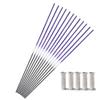 12 Pcs 30 Inch 6.2 mm Pure Carbon Arrow Shaft Spine 250 300 350 400 450 500 550 600 Carbon Shaft Tube with Aluminum Inserts for DIY Archery Hunting Shooting Practice (Purple, Spine 300) view 1