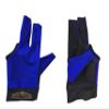 2019 Champion Cut 3 Finger Pool Cue Stick Glove- Left Hand Predator(Blue, Wine, Black) (Blue and Black, X-Large) view 1