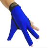 2019 Champion Cut 3 Finger Pool Cue Stick Glove- Left Hand Predator(Blue, Wine, Black) (Blue and Black, X-Large) view 2