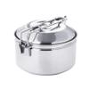 Fire-Maple Antarcti 1.0 Liter Stainless Steel Camping Bowls with Locking Lid, Camping Cook Pot Folding Handle view 1
