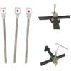 AMEYXGS Archery Recurve Bow Sight Pin Aiming Point Spare Pins Suitable for Left and Right Hands Outdoor Hunting Bow Sight Accessories view 1