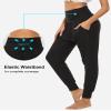 DIBAOLONG Womens Yoga Sweatpants Loose Workout Joggers Pants Comfy Lounge Pants with Pockets Black S view 4