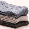 3 Pairs Women Winter Wool Cable Knit Crew Knee High Boot Socks,Size 5-11 W605 view 2