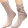 3 Pairs Women Winter Wool Cable Knit Crew Knee High Boot Socks,Size 5-11 W605 view 4