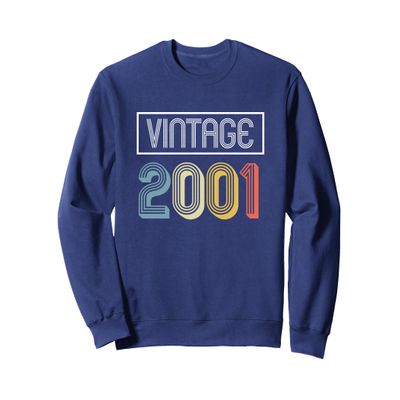 Vintage 2001 Birthday Sweatshirt