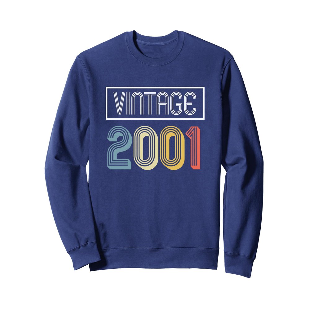 Vintage 2001 Birthday Sweatshirt