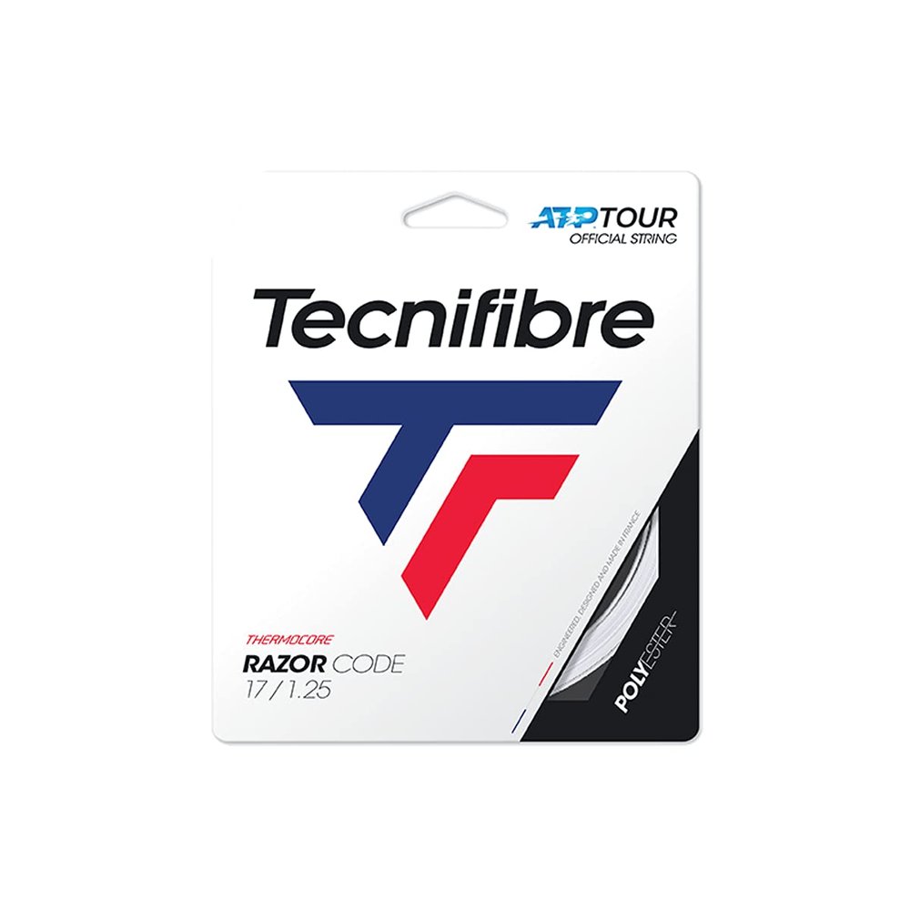 Tecnifibre Razor Code White 1.25 Unisex Adult Tennis String