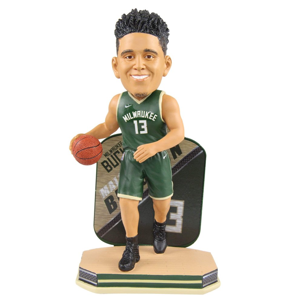 FOCO Malcolm Brogdon Milwaukee Bucks Name and Number Special Edition Bobblehead NBA