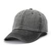 Unisex Vintage Washed Twill Low Profile Plain Baseball Cap Adjustable Dad Hat (ArmyGreen+Black Brim) view 1