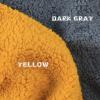 Zsedrut Fleece Warm Kids Scarf Thick Velvet Boys Girls Round Scarves Toddler Kids Winter Neck Warmer (Blue+Yellow) view 3