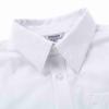 Bienzoe Boys Long Sleeve Shirt: School Uniform Oxford Button Down Cotton Tops 2Pcs Pack White 6X view 4