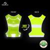 Reflective Running Vest Gear Ultralight & Comfortable Cycling Motorcycle Reflective Vest-Large Zippered Inside Pocket & Adjustable Waist- High Visibility Night Running Safety Vest (Yellow, S) view 2