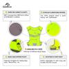 Reflective Running Vest Gear Ultralight & Comfortable Cycling Motorcycle Reflective Vest-Large Zippered Inside Pocket & Adjustable Waist- High Visibility Night Running Safety Vest (Yellow, M) view 4