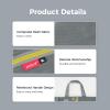 pack all Plus-Sized Shoe Bag for Travel, Water-Resistant Shoe Pouch for Gym, Odor-Resistant Soccer Cleats Bag for Sport (Grey, 1-Pack) view 2