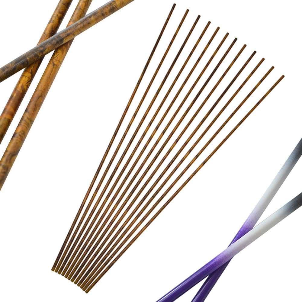 SHARROW 30 Inch Archery Pure Carbon Arrows Shaft ID 6.2mm Spine 250 300 350 400 450 500 550 600 Arrows Shaft for DIY Compound Recurve Bows Hunting (Camo, Spine 600)
