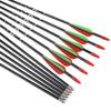 Archery Recurve Bow Arrows Fiberglass Arrow 26 Inch Hunting Shooting Practice Target for Beginners Kids Youth Sport Outdoor(Pack of 12) view 3