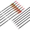 Archery Recurve Bow Arrows Fiberglass Arrow 26 Inch Hunting Shooting Practice Target for Beginners Kids Youth Sport Outdoor(Pack of 12) view 4