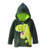 Stesti Hoodie Jacket for Boys with Zipper Dinosaur Baby Kids Fleece Hoodie Jacket (18M) Green view 1