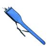 ThreeWOT Fencing Sword Bag,Thickened Fencing Sling Shoulder Bag for Foil Sabre and Epee,Fencing Storage Bag(Blue)