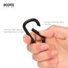 Booms Fishing CC2 Black Carabiner Clip, 2.3" Small Caribeaner Keychain, Multi-use Aluminium D Ring Caribeener Clips, 12 Pack view 4