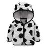 Stesti Hoodie Jacket for Boys with Zipper Cute Ear Kids Fleece Hoodie Jacket (5) Black view 1