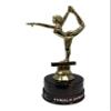 12 Pack of Female Gymnastics Trophy Award Packs That Include Matching Wrist Bands and Gold Medals with Neck Ribbons view 2